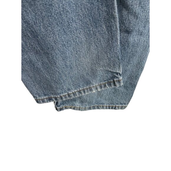 Levis 505 Mens Blue Denim Straight Leg Jeans Size 32 Measures 32x31 - Picture 3 of 10